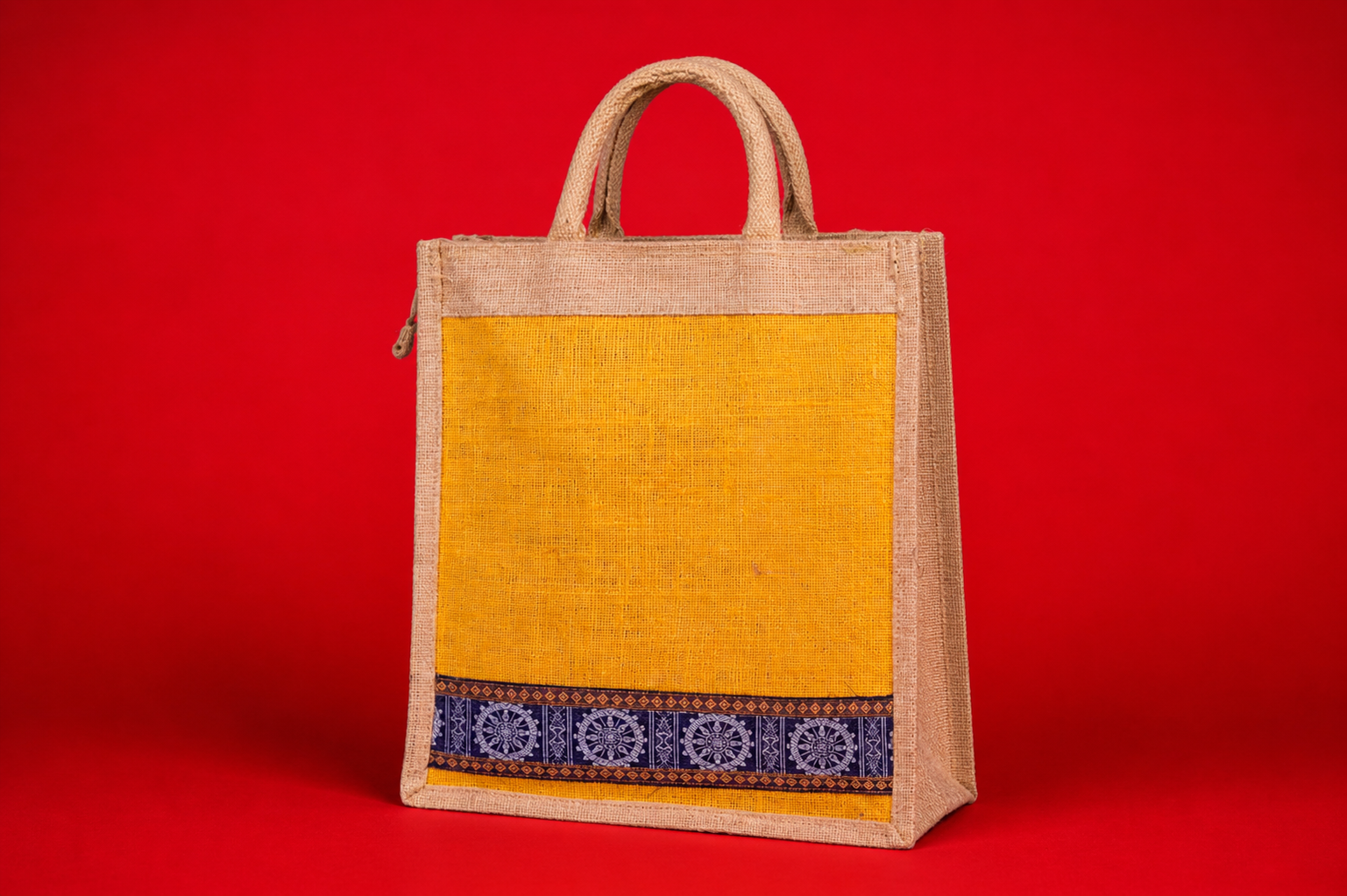Eco-Friendly Jute Tiffin Bag (12×14): Sustainable Lunch Solution